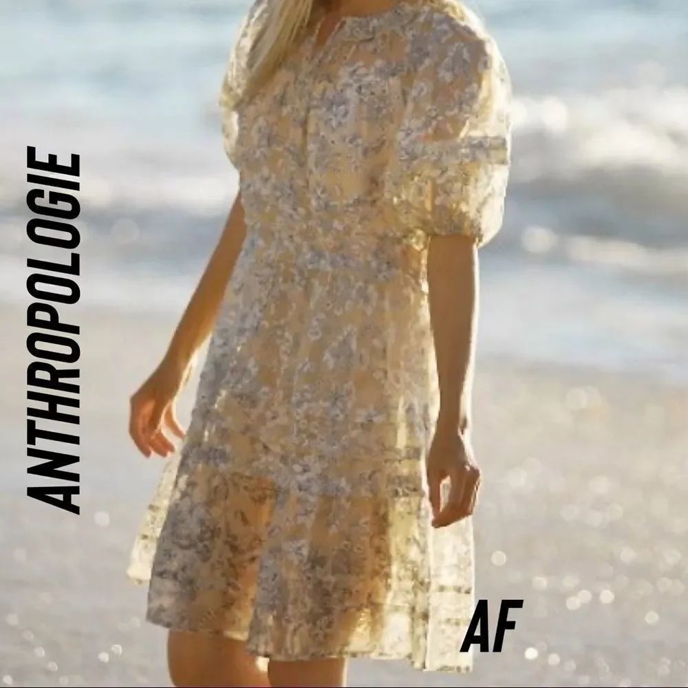 ANTHROPOLOGIE CURRENT AIR ALYCE MINI DRESS NEW NWT MEDIUM